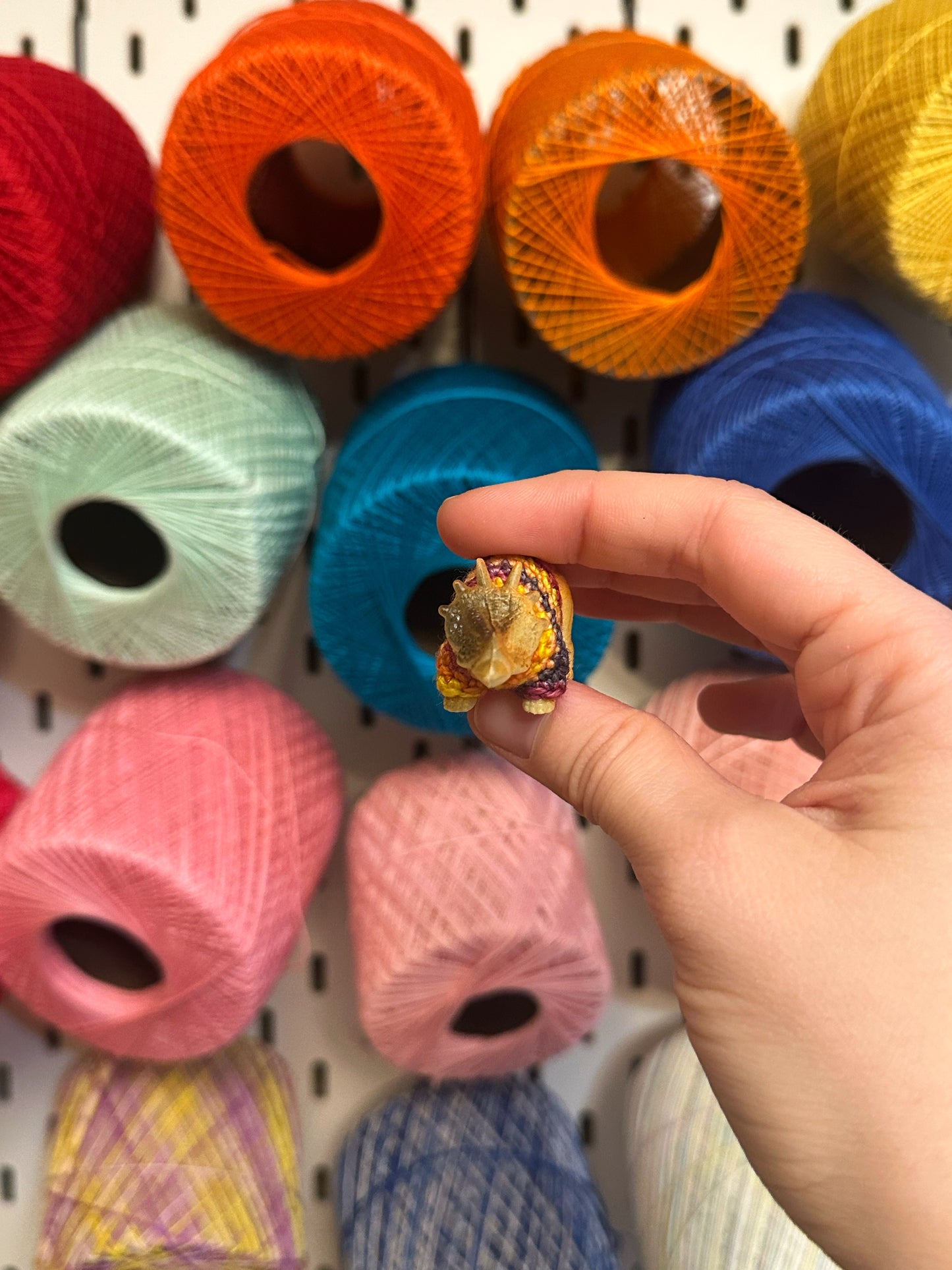 Triceratops "Sweater Friend" Figurine - upgrade into a magnet or key chain!