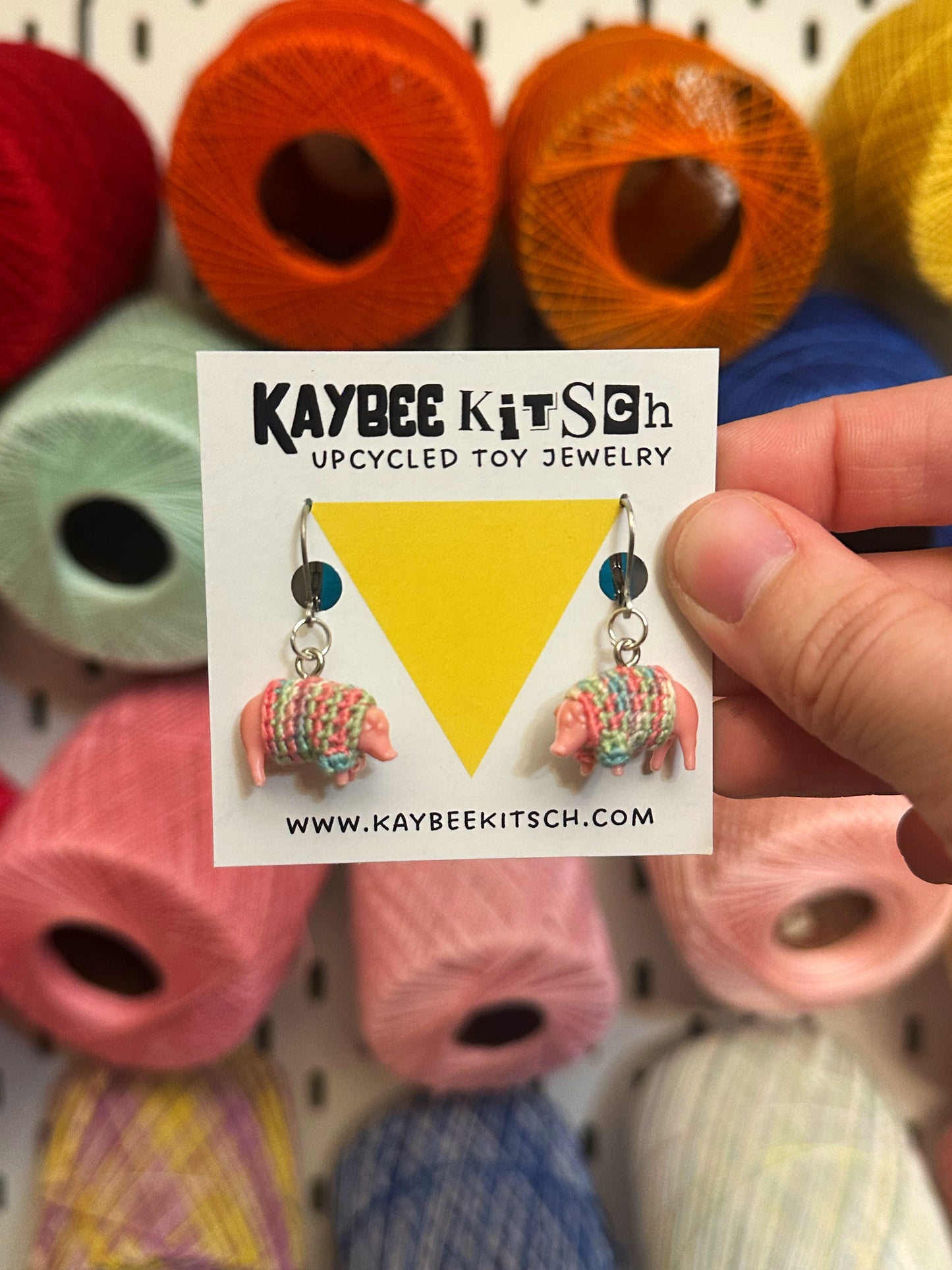 Pig "Sweater Friend" Earrings