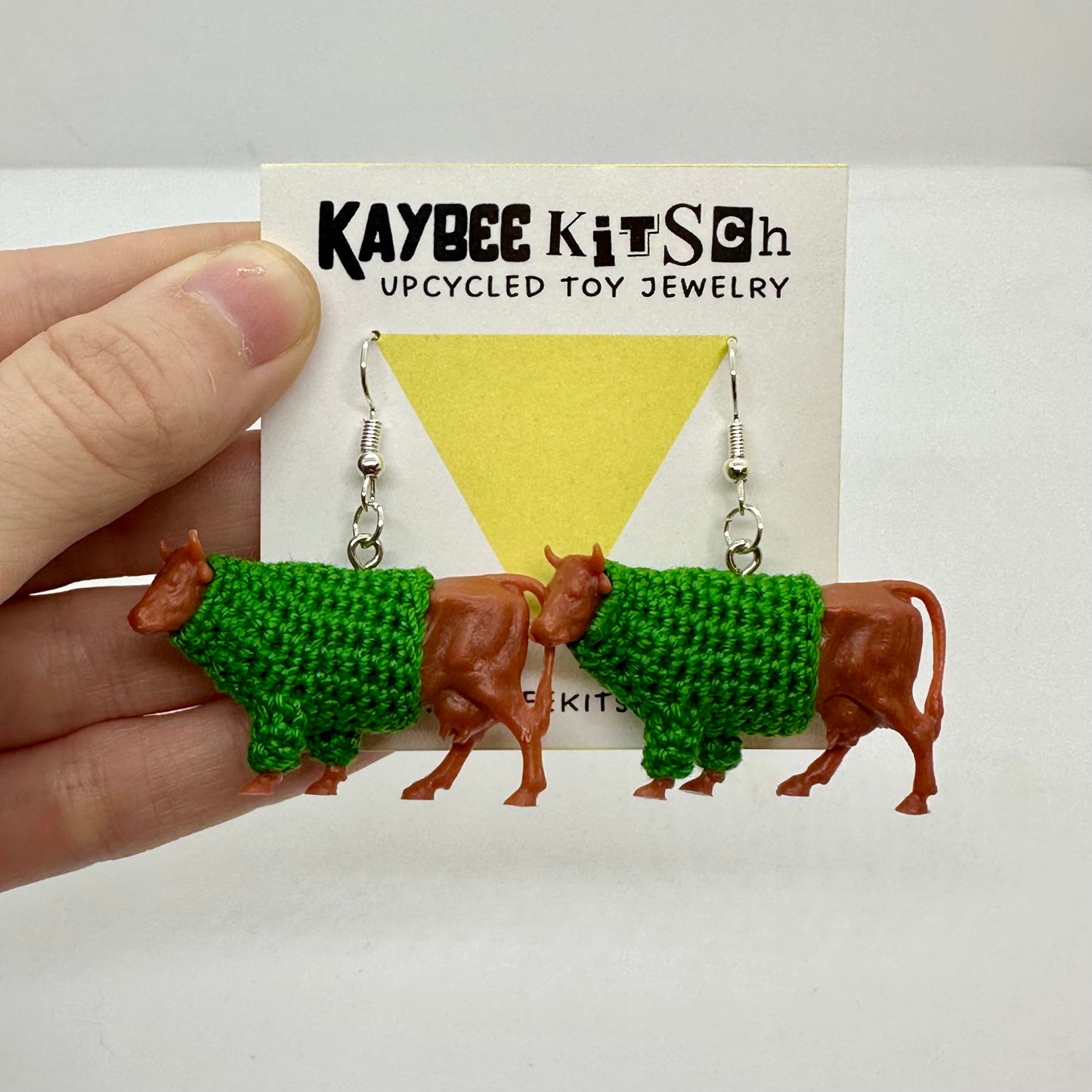 Cow "Sweater Friend" Large Earrings