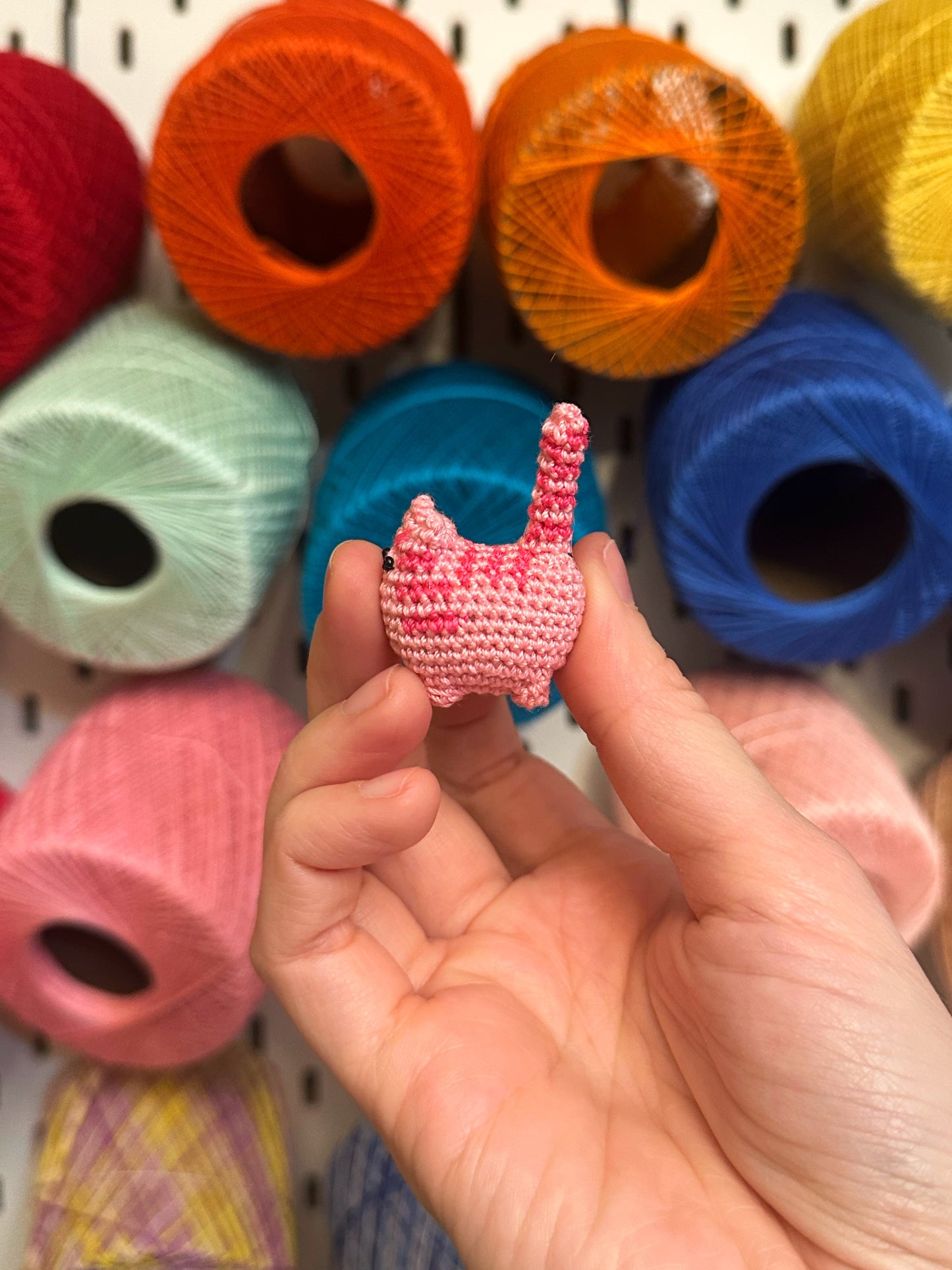 MADE TO ORDER: Pink Tabby Itty Bitty Kitty
