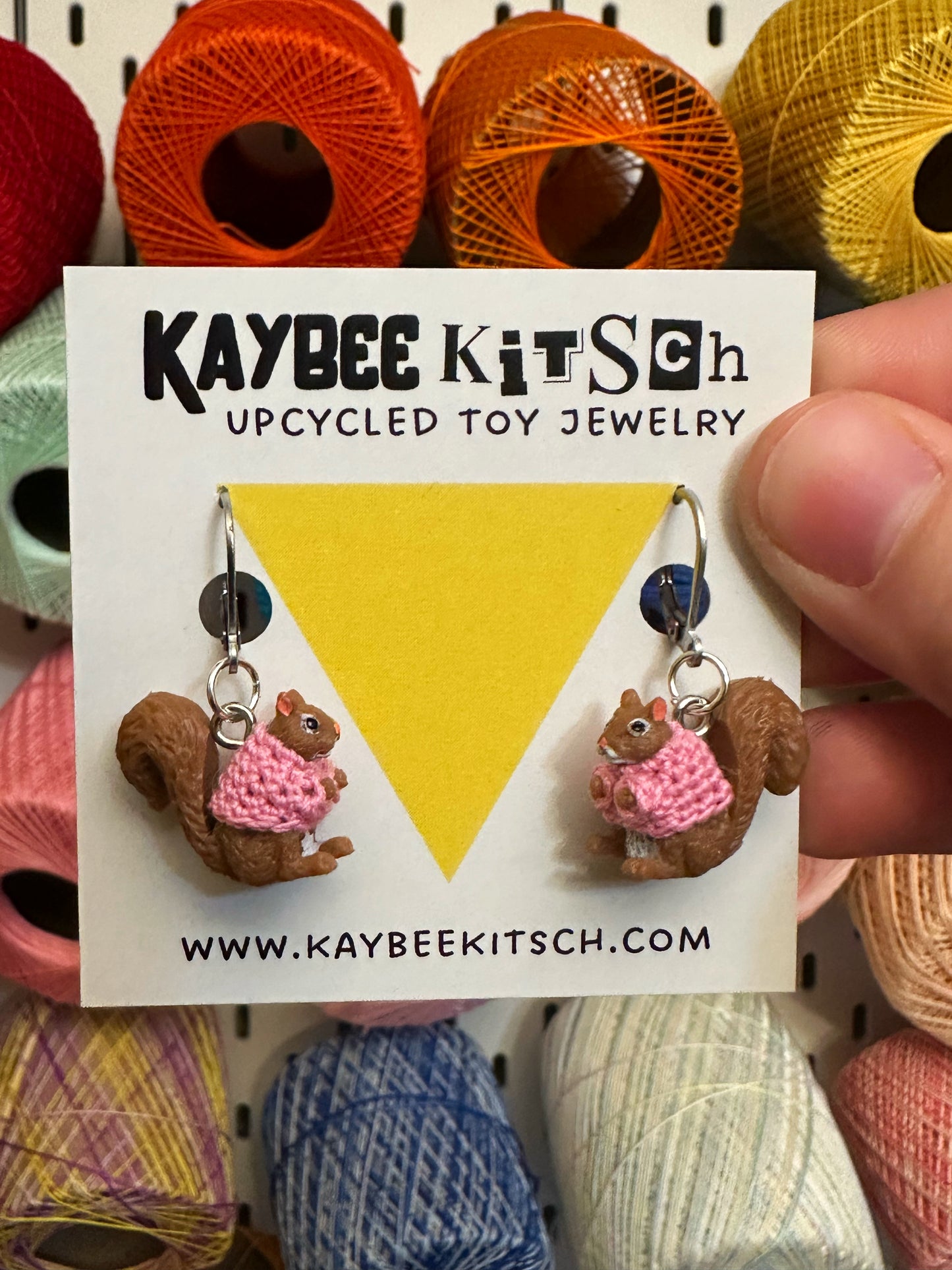 Squirrel "Sweater Friend" Earrings