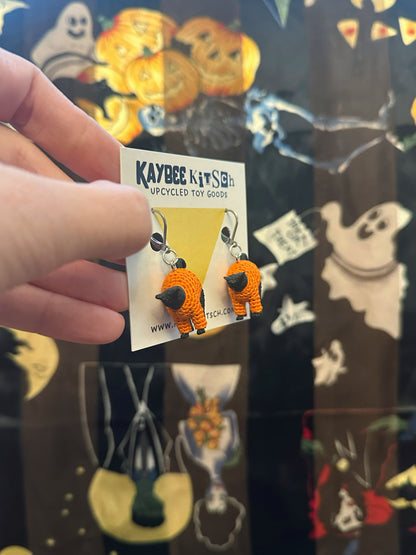 Black Cat "Sweater Friend" Earrings