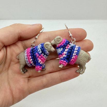 Sheep "Sweater Friend" Large Earrings