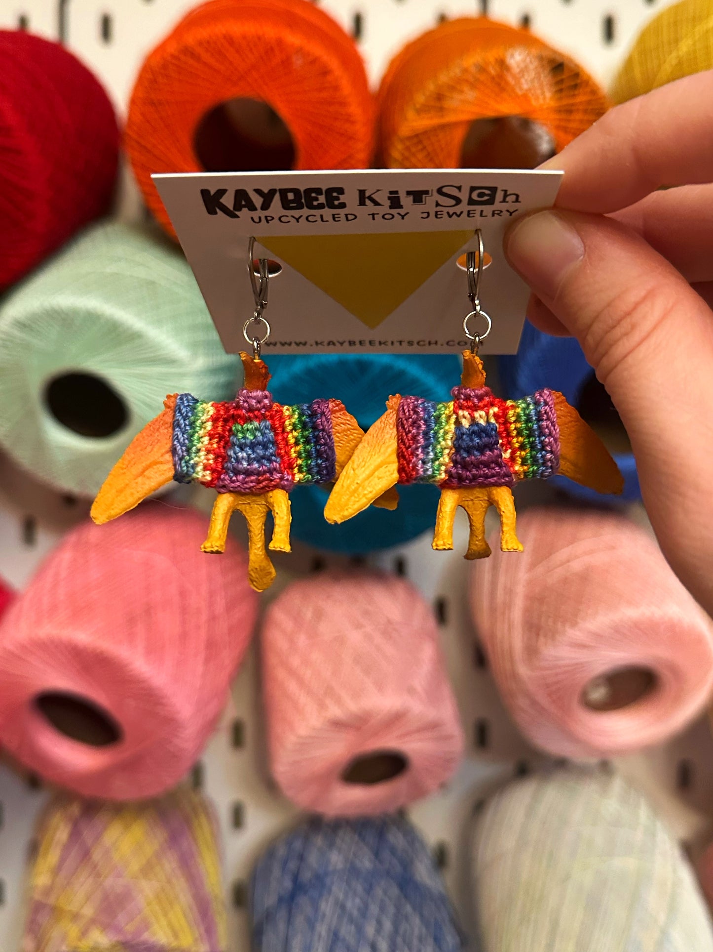Pterodactyl "Sweater Friend" Earrings