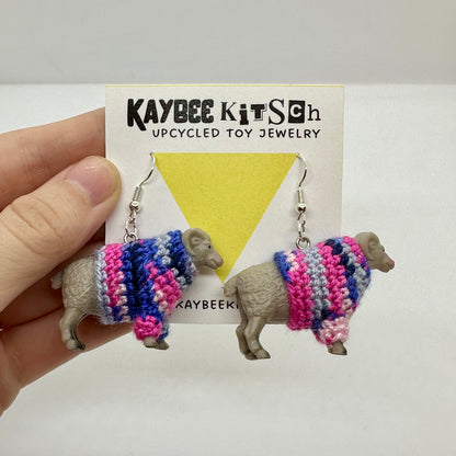 Sheep "Sweater Friend" Large Earrings