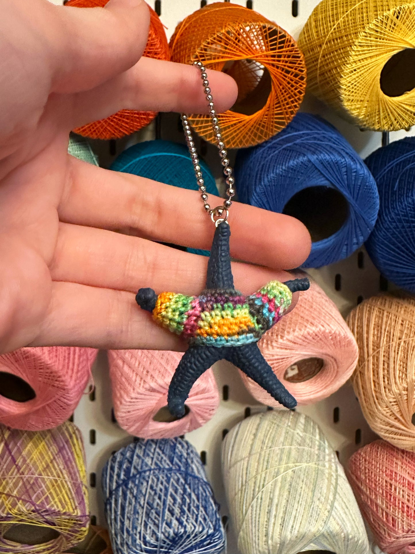 Starfish "Sweater Friend" Key Chain/Car Ornament