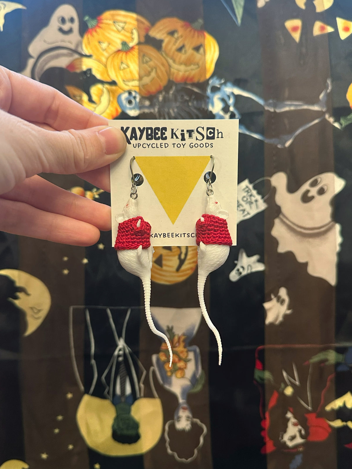 White Rat "Sweater Friend" Earrings
