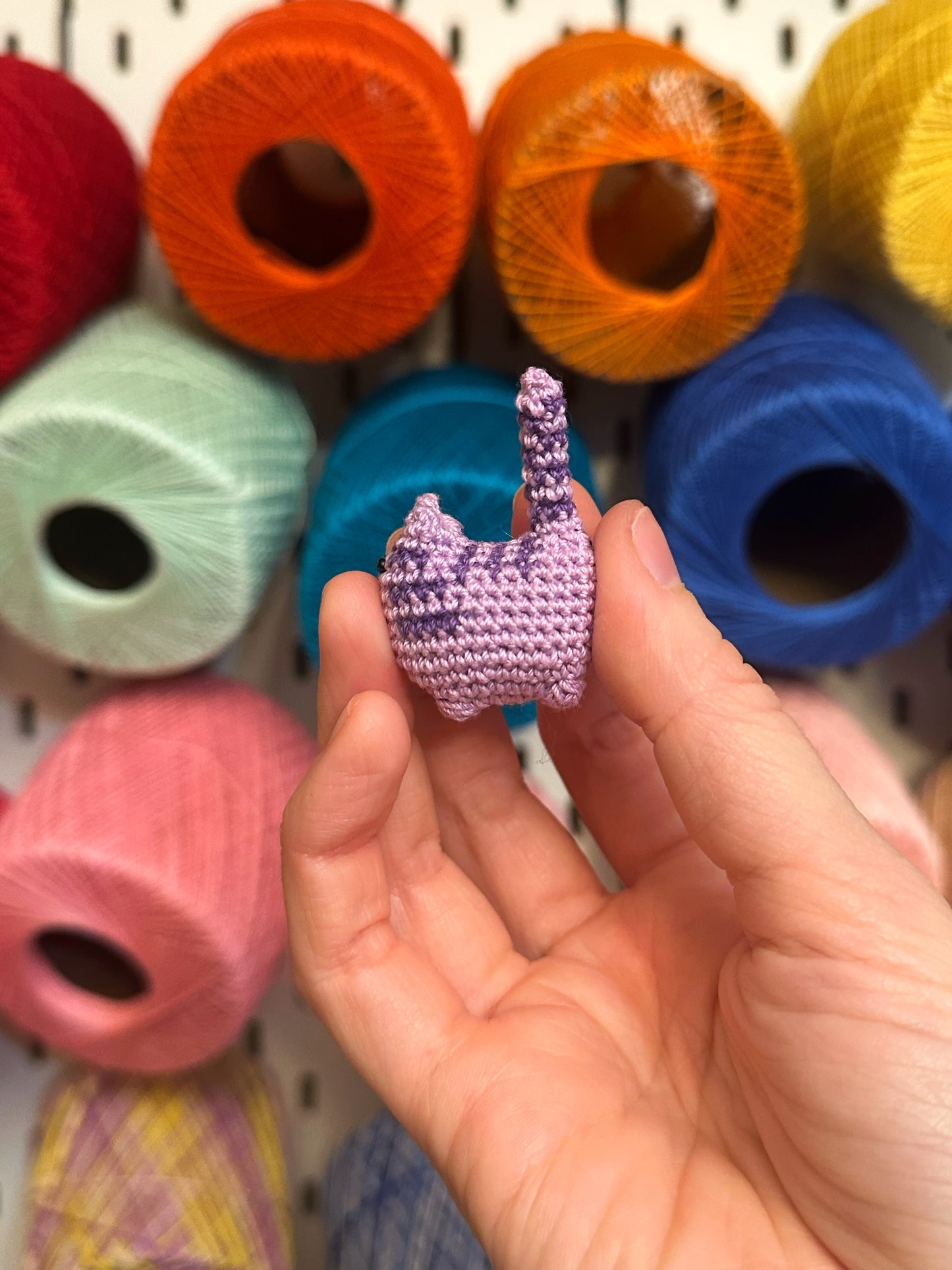 MADE TO ORDER: Purple Tabby Itty Bitty Kitty