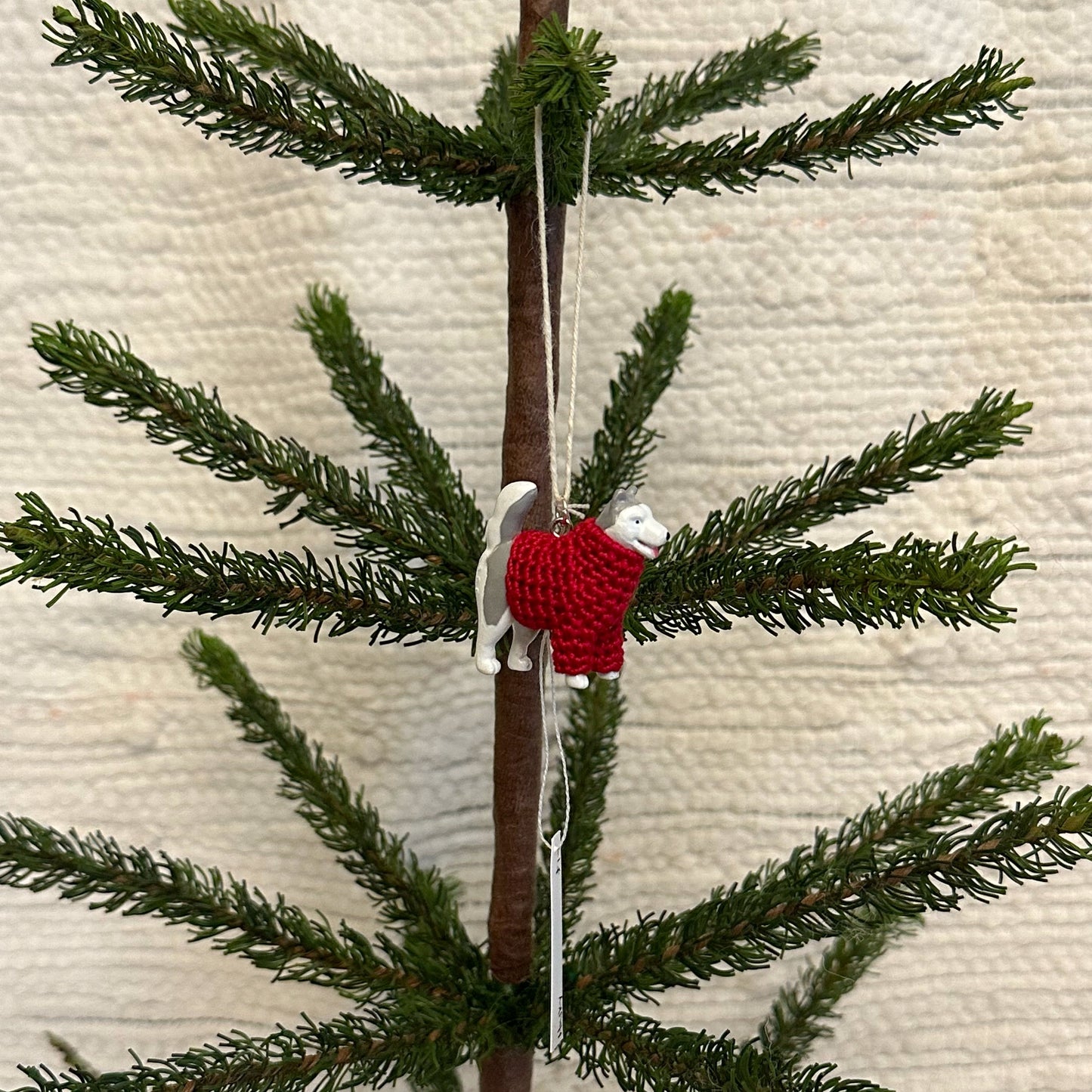 Husky "Sweater Friend" Ornament