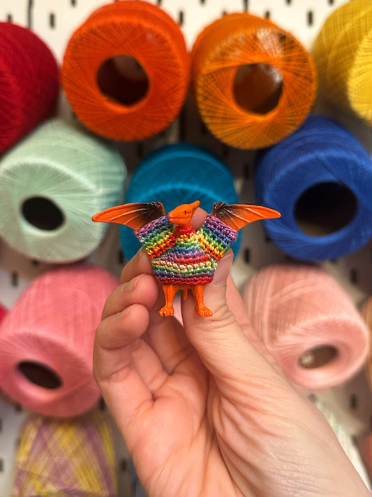 Pterodactyl "Sweater Friend" Magnet