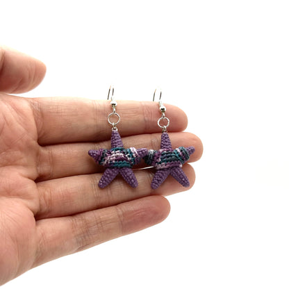 Purple Starfish Small "Sweater Friend" Earrings