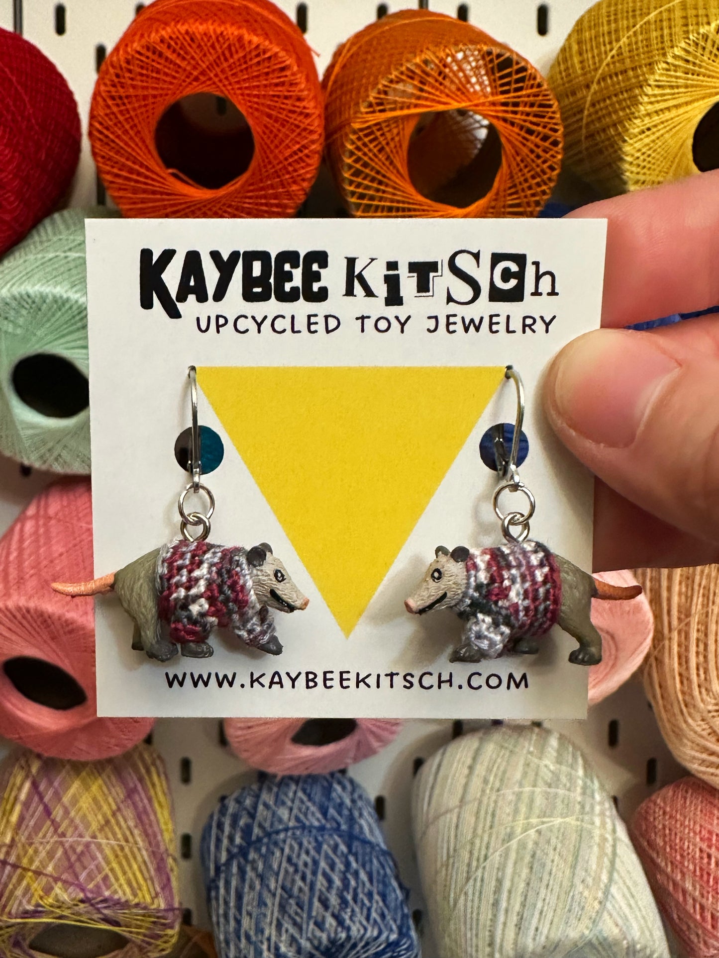Possum "Sweater Friend" Earrings