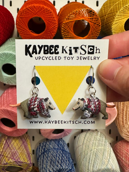 Possum "Sweater Friend" Earrings
