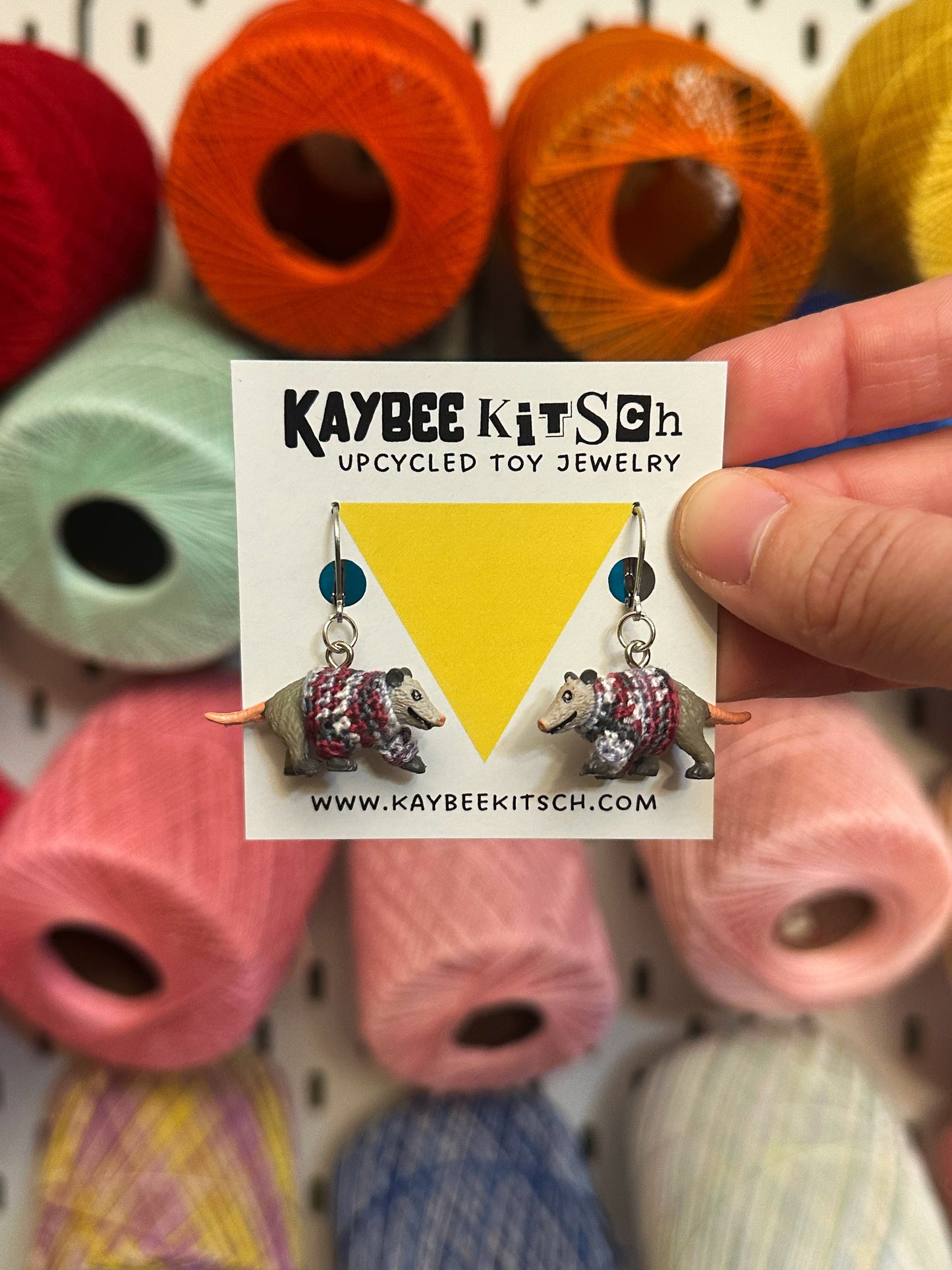 Possum "Sweater Friend" Earrings