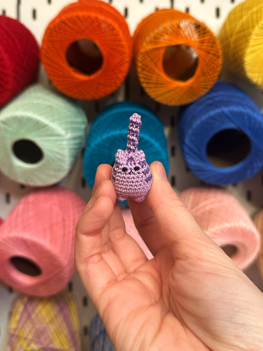 MADE TO ORDER: Purple Tabby Itty Bitty Kitty
