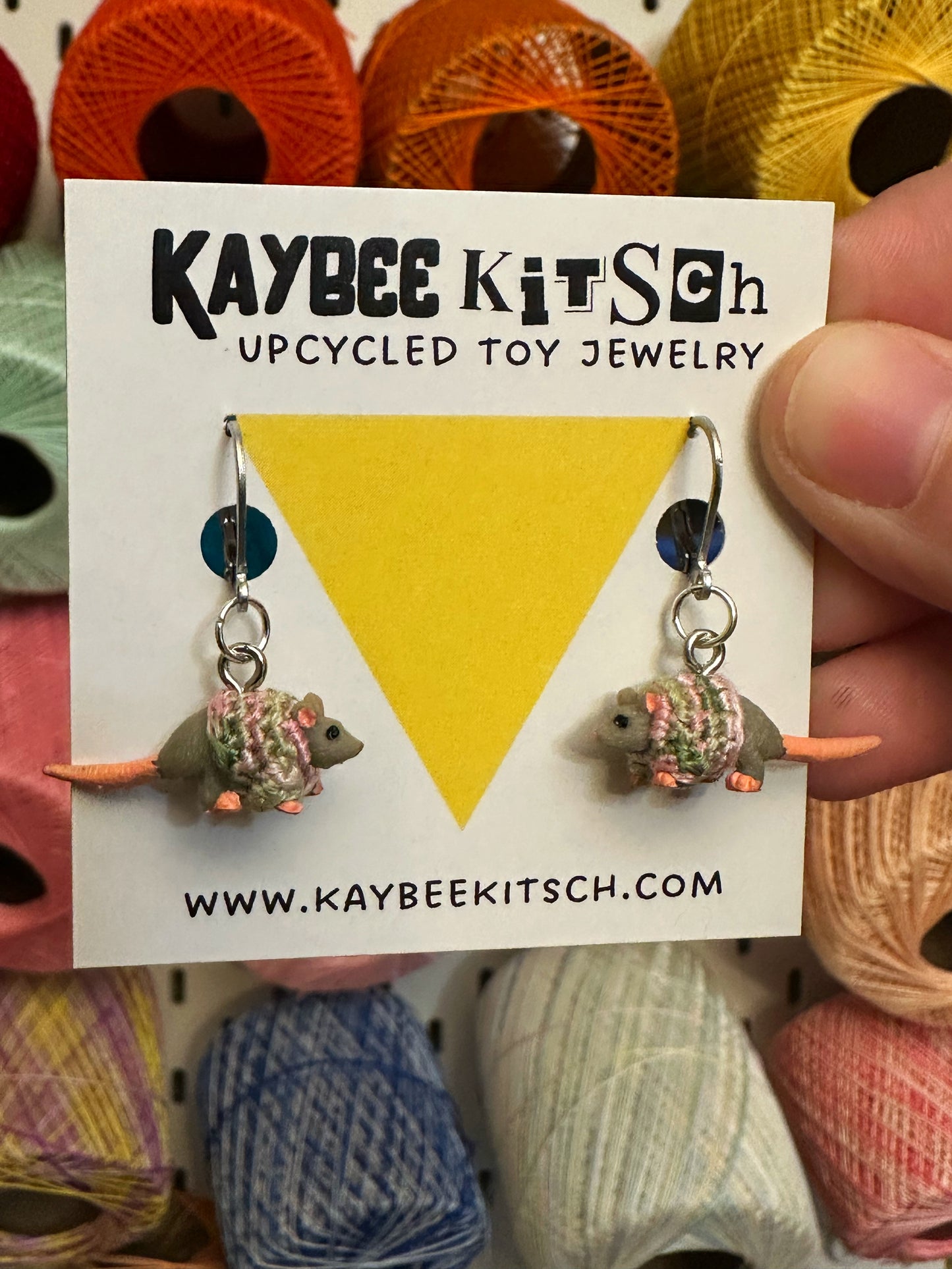 Rat "Sweater Friend" Earrings