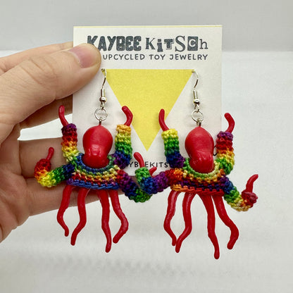 Octopus "Sweater Friend" Large Earrings