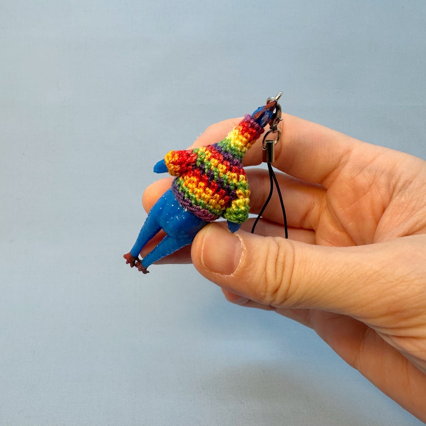 Rubber Chicken "Sweater Friend" Key Chain