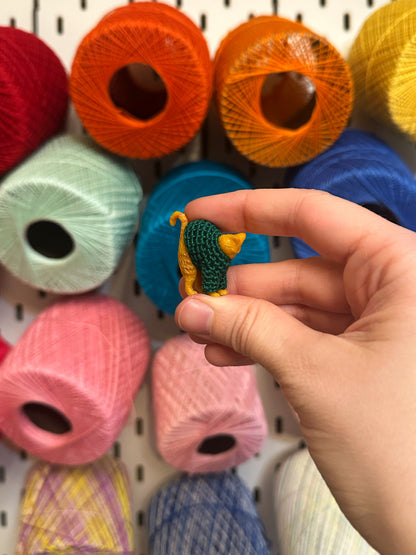 Orange Cat "Sweater Friend" Figurine - upgrade into a magnet or key chain!