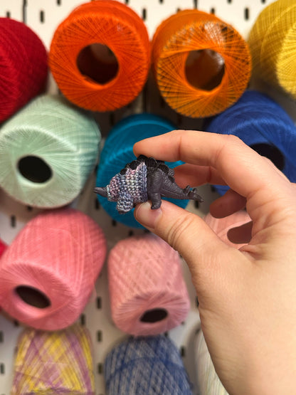 Stegosaurus "Sweater Friend" Figurine - upgrade into a magnet or key chain!
