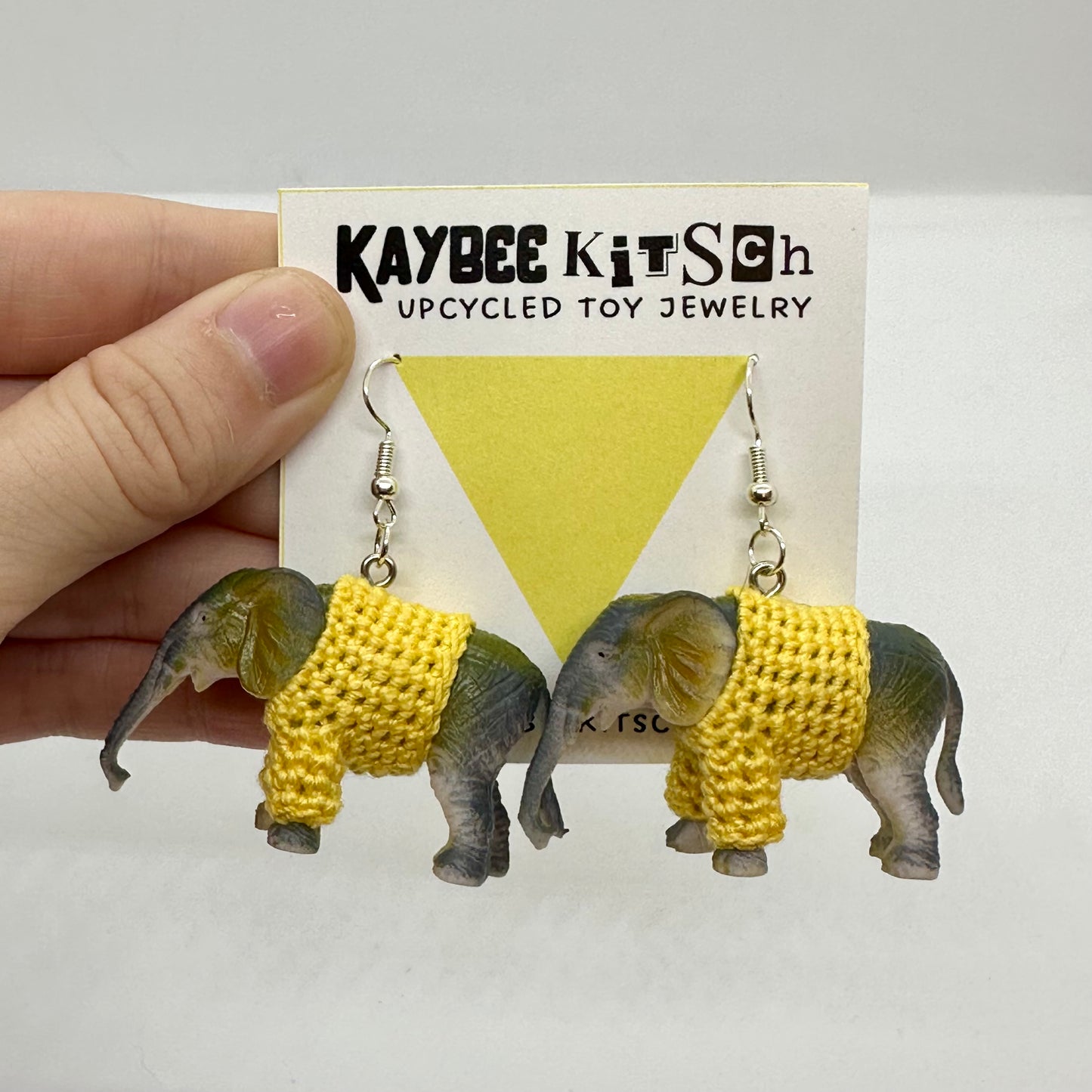 Elephant "Sweater Friend" Large Earrings