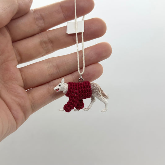 Coyote "Sweater Friend" Ornament