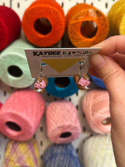 Squirrel "Sweater Friend" Earrings