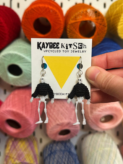 Skeleton "Sweater Friend" Earrings