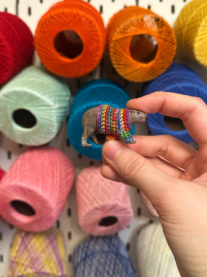Capybara "Sweater Friend" Figurine - upgrade into a magnet or key chain!
