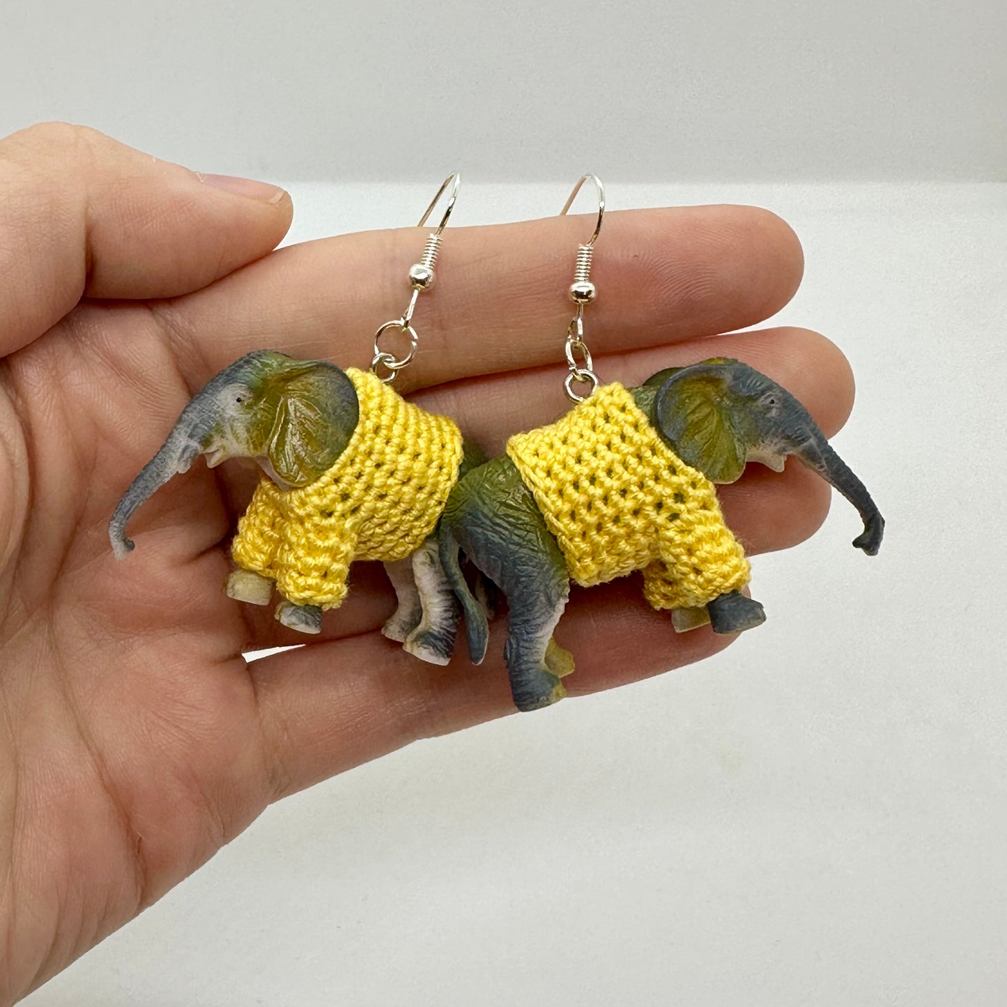 Elephant "Sweater Friend" Large Earrings