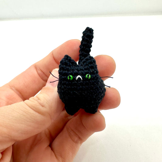 MADE TO ORDER: Itty Bitty Fundraiser Kitty - Black Cat