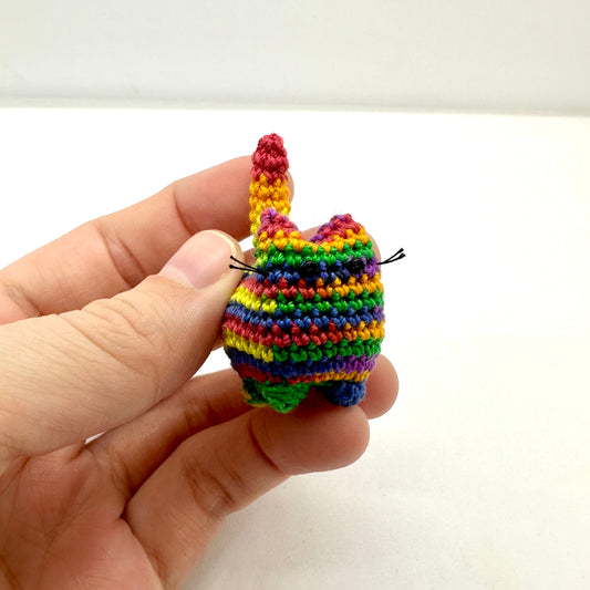 MADE TO ORDER: Itty Bitty Fundraiser Kitty - Rainbow Cat