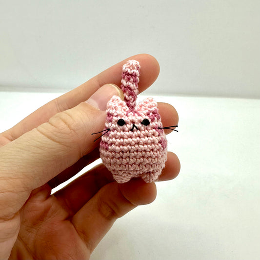 MADE TO ORDER: Itty Bitty Fundraiser Kitty - Pink Tabby