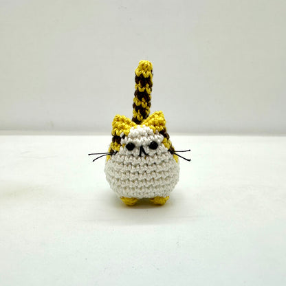 MADE TO ORDER: Itty Bitty Fundraiser Kitty - Yellow and Brown Tabby