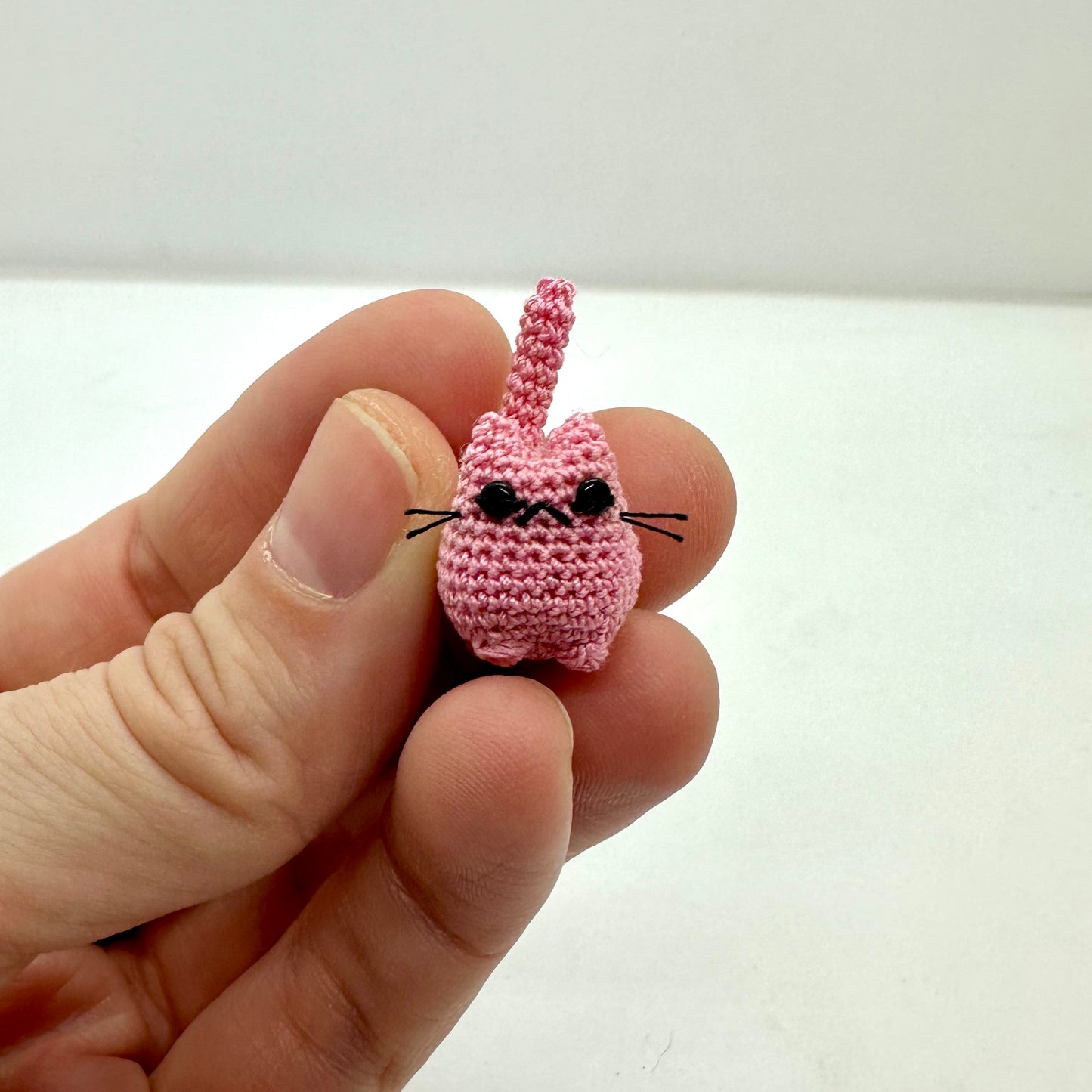 MADE TO ORDER: Itty Bitty Fundraiser Kitty - Pink Cat Earrings