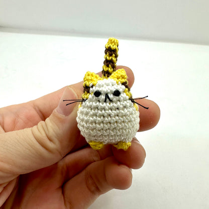 MADE TO ORDER: Itty Bitty Fundraiser Kitty - Yellow and Brown Tabby